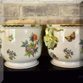P24. Pair of Herend cache pots. 
